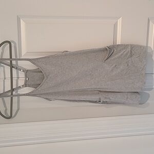 Gray athletic dress with built in shorts and POCKETS!
